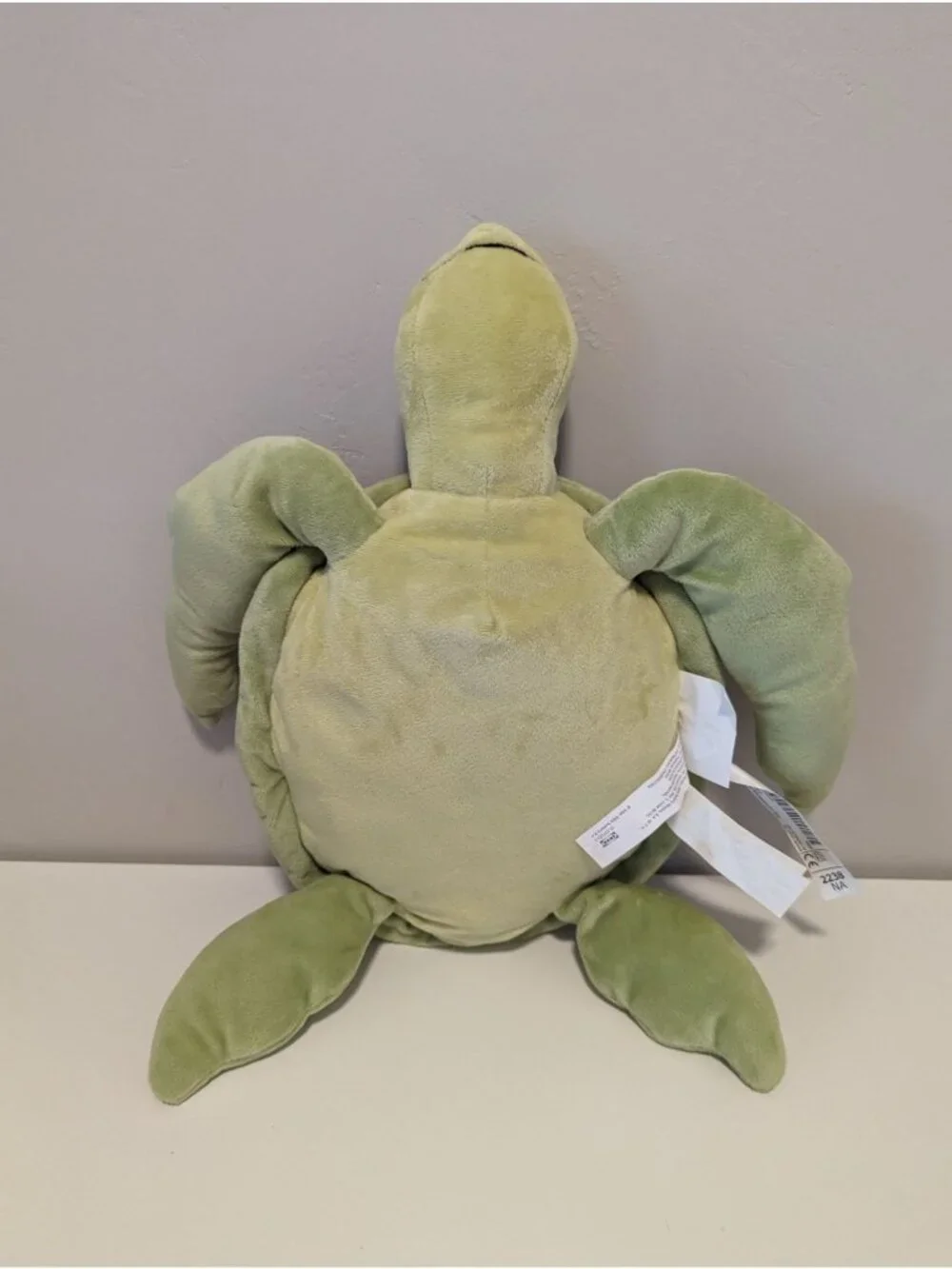 Ikea Blavingad Sea Turtle Plush Toy - Soft Green Stuffed Animal Ocean Marine